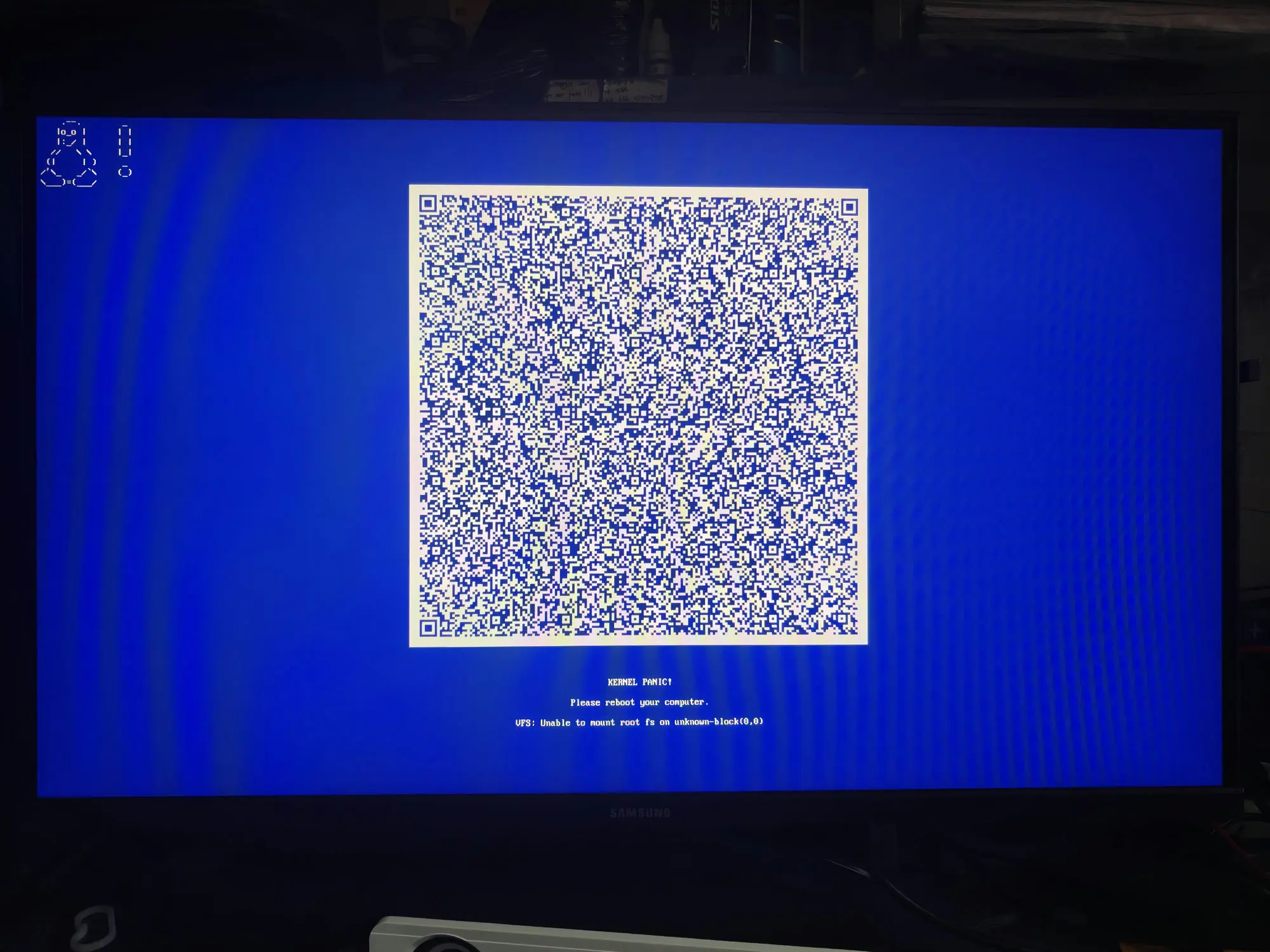 Linux蓝屏